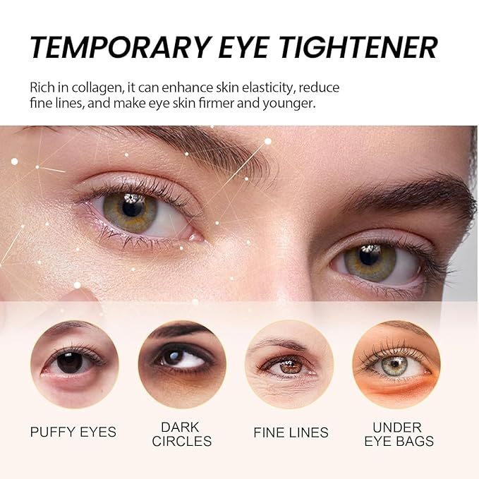 Naturals Instant Eye & Face Lift Cream Rapid Under Eye Bags Wrinkles Puffiness Remover for Women and Men in 60s -Temporary Firming & Tightening Treatment - Wrinkle Filler 30ml*2pcs