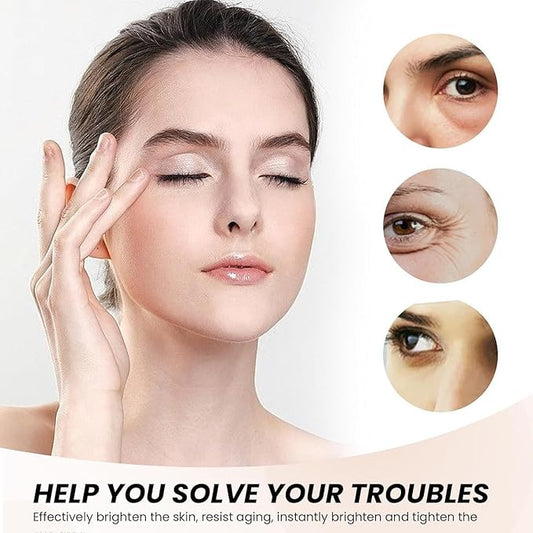 Naturals Instant Eye & Face Lift Cream Rapid Under Eye Bags Wrinkles Puffiness Remover for Women and Men in 60s -Temporary Firming & Tightening Treatment - Wrinkle Filler 30ml*2pcs
