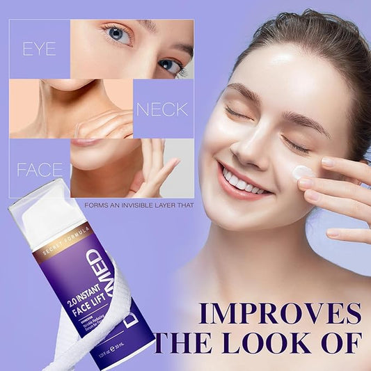 Under Eye Bags and Wrinkles - 2.0 Instant Face Lift Cream,Remove Dark Circles, Bags Under Eyes, Fine Lines, Wrinkles and Neck Lines,Firming Delicate Skin 1.01oz