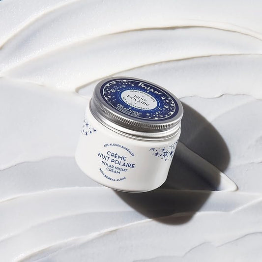 Polåar - Polar Night Revitalizing Cream with Boreal Algae - Smoothing, Regenerating, Detoxifying Moisturizing Night Cream - Vegan, Cruelty Free, Made in France - 1.7 fl oz
