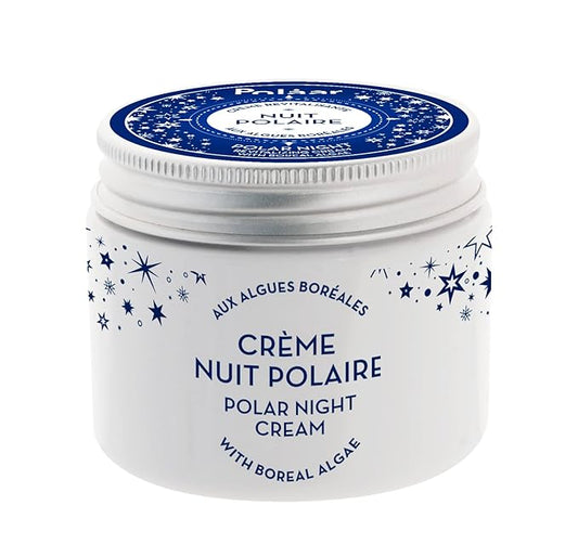 Polåar - Polar Night Revitalizing Cream with Boreal Algae - Smoothing, Regenerating, Detoxifying Moisturizing Night Cream - Vegan, Cruelty Free, Made in France - 1.7 fl oz