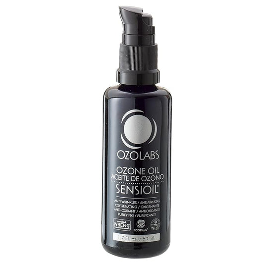 OZOLABS® OZONATED OIL - SENSIOIL© | Certified Organic Ozonated Olive & Sunflower Oils | Deep Hydration & Skin Regeneration | ISO 9001 | 1.7 fl. oz.