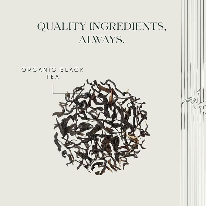 Luxmi Estates - Queen of the Hills - Organic Black Tea - Loose Leaf - 250g (125 cups) | Freshly Harvested Organic Makaibari Darjeeling Tea | Best Natural Flavor Tea The World Has To Offer