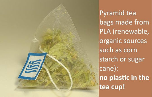 Sparta Natura Organic Greek Mountain Tea, Pyramid Tea Bags, Authentic, Quick and Easy