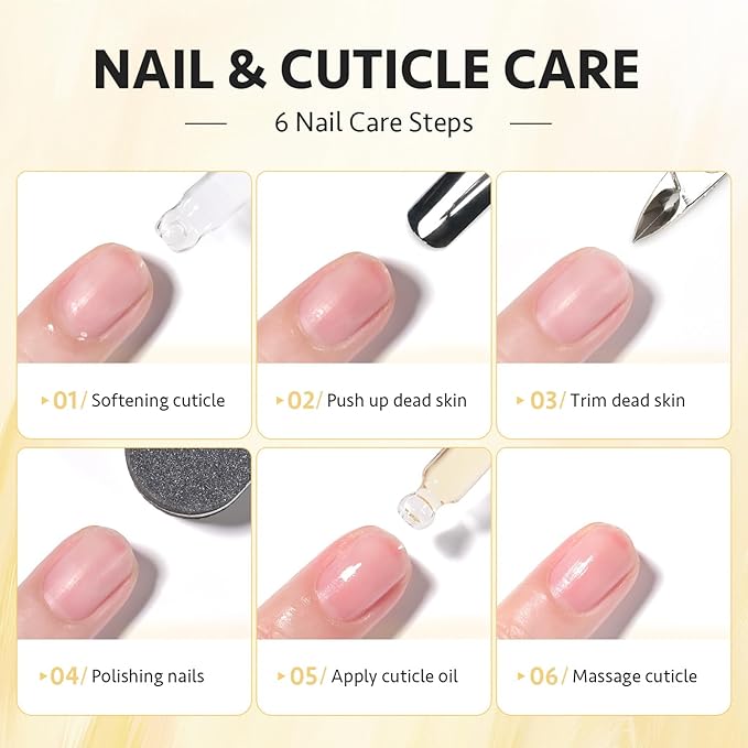 GAOY Purple Grape Jelly Gel Nail Polish Set and Cuticle Oil, 20ml Cuticle Care Strengthener Oil