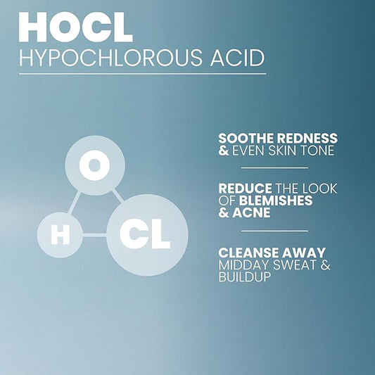 Eva Naturals Hypochlorous Acid Face Spray | Refreshing Facial Cleanser Mist for Sensitive Skin | Post-Workout Skin Toning Spray | Non-Toxic Hydrating Acne Treatment