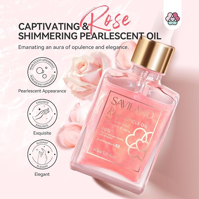 Saviland Blooming Gel and Cuticle Oil Vitamin E