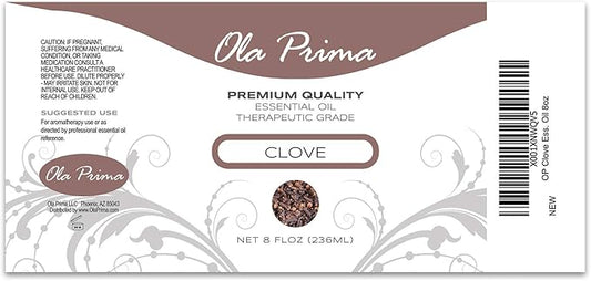 Ola Prima Clove Essential Oil – 8oz Clove Oil