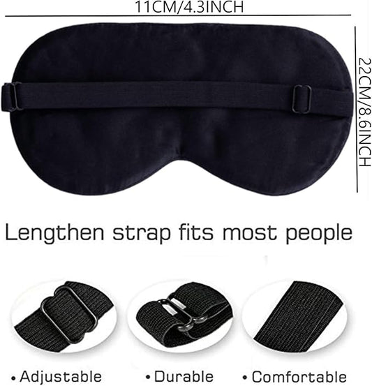 Maxfeel 100% Pure Silk Eye Mask - Sleep Eye Cover in Printed Colors (#5)