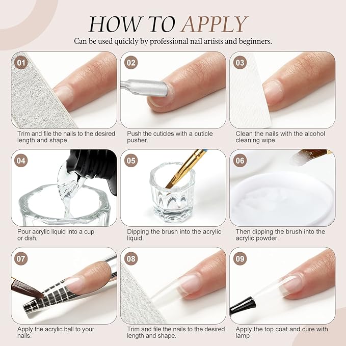 Peacecolor Cuticle Oil Pen Acrylic Nail Kit