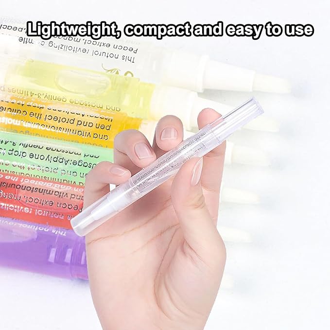 Natural Nail Growth Oil,Nail Growth Oil Pen,Cuticle Oil, Natural Growth Serum For Nails Moisturize -For Growth And Strength, Nail Strengthener For Damaged Nails (Blueberries oil, 0.18 / Fl Oz)