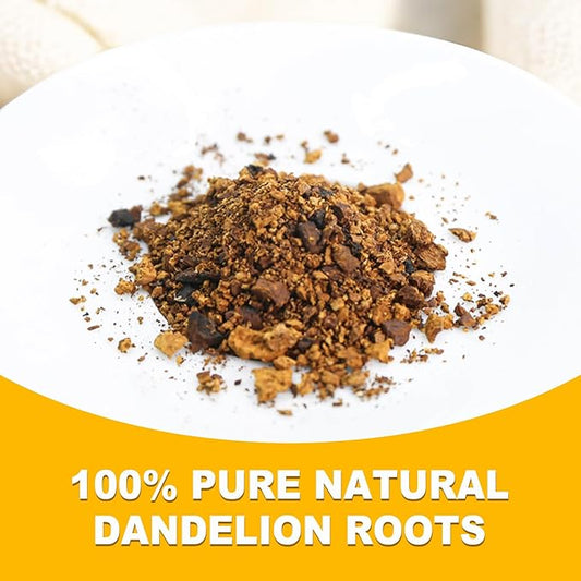 TEARELAE - Dandelion Root Tea - 2.5g x 120 Count - Premium Roasted Dandelion Tea Bags with Pleasant Nutty Aroma - Caffeine Free - Support Healthy Digestion