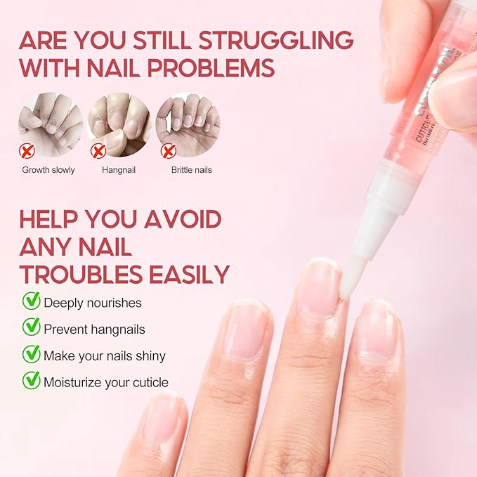 Peacecolor 8Pcs Cuticle Oil Pen
