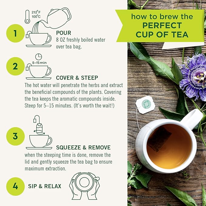 Traditional Medicinals Tea, Organic Stress Ease Immune with Adaptogens, Everyday Immune Support, Reishi Warming Spice, 16 Tea Bags