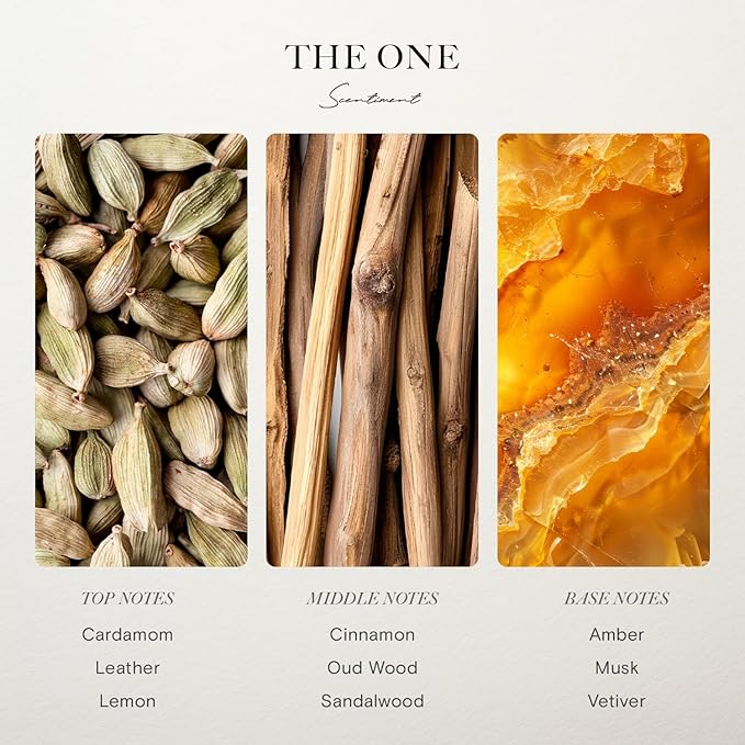 The One Hotel Diffuser Oil | Aromatherapy Fragrance Inspired by 5-Star Hotels | Notes of Cardamom, Leather, Lemon with Cinnamon & Sandalwood (20 mL)