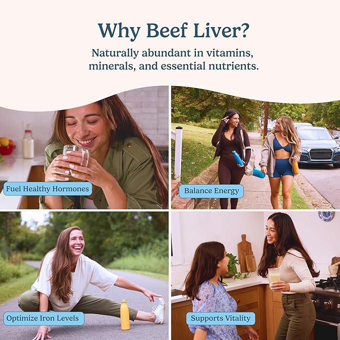 Bioactive Collagen w/Bovine Colostrum Powder + Grassfed Beef Liver Supplement Capsules