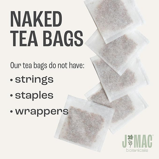 J MAC BOTANICALS Organic Chamomile Tea Bags (100 Count) - Certified by Organic Certifiers, Inc. - Quality Tea From Nile Valley, Egypt, Packaged in the USA