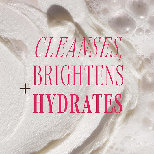 The Face Shop Rice Water Bright Foaming Facial Cleanser with Ceramide, Gentle Face Wash for Hydrating & Moisturizing, Vegan Face Cleanser, Makeup Remover, Korean Skin Care for All Skin Types, 150ml