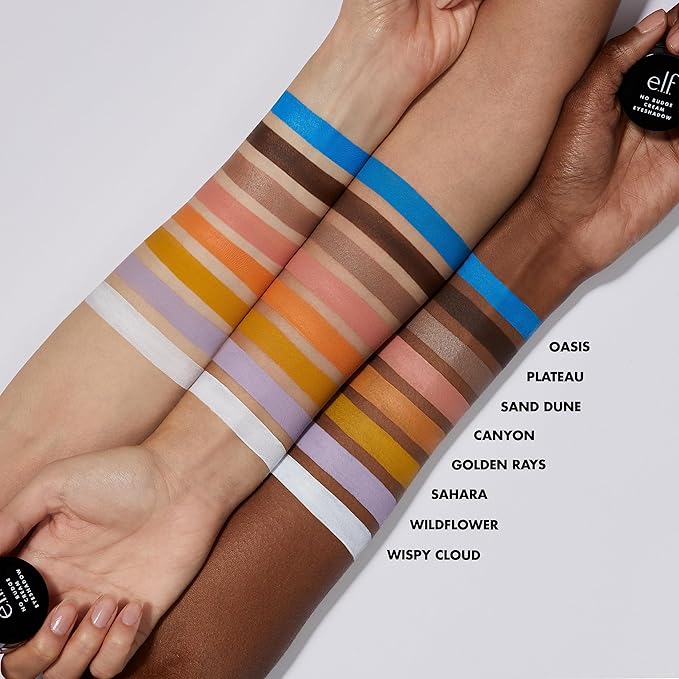 e.l.f. No Budge Cream Eyeshadow, 3-in-1 Eyeshadow, Primer & Liner With Crease-Resistant Color & Stay-Put Power, Vegan & Cruelty-Free, Canyon