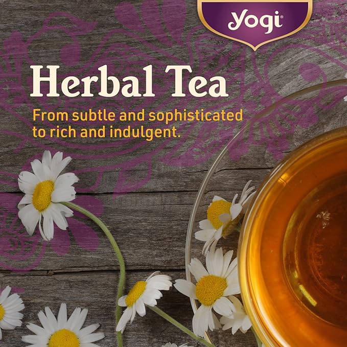 Yogi Tea Purely Peppermint Tea - 16 Tea Bags per Pack (4 Packs) - Caffeine-Free, Organic Peppermint Tea Bags - Offers Digestive Support - Made from Organic Peppermint Leaves