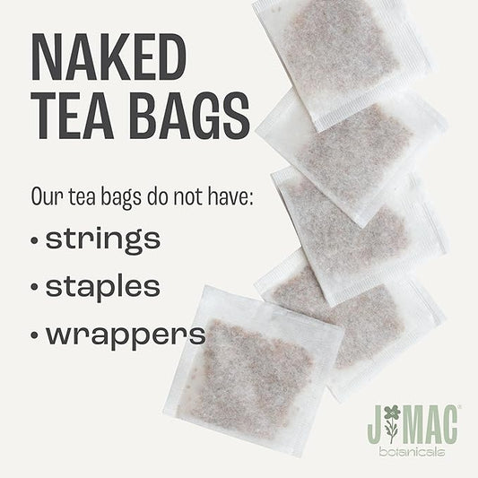 J Mac Botanicals, Certified Organic Thyme Leaf Tea (100 Tea Bags) - Certified by Organic Certifiers, Inc. - Quality Tea From Nile Valley, Egypt, Packaged in the USA