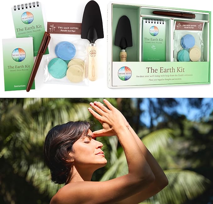 The Earth Kit – Jump Into Spring with Selfcare – Bury Negative Thoughts for Relaxation – Care Kit by Two Sage Sisters