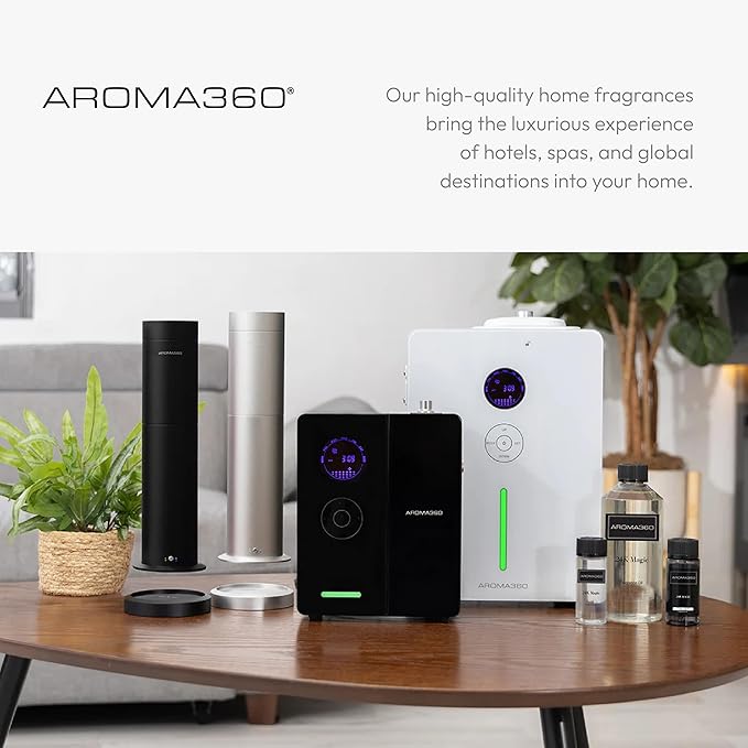 Aroma360 - Exhale Pro Pod Fragrance Oil Blend | Hotel Inspired Luxury Essential Oil Diffuser | Aromatherapy Scent Diffuser Oil | Lavender, Eucalyptus and Lemon 1.7 fl oz, 50 mL