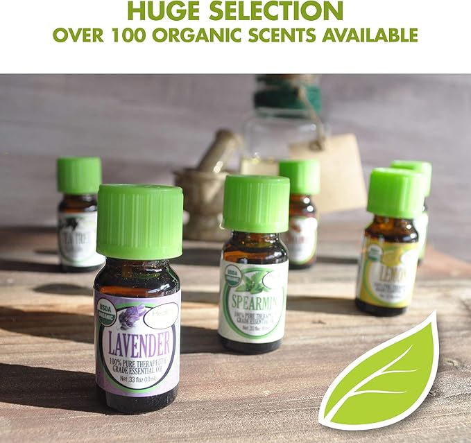 Healing Solutions Thyme Essential Oil 0.33 oz (10ml) – Organic, Pure & Undiluted, Therapeutic Grade Thyme Oil for Hair, Diffuser & More