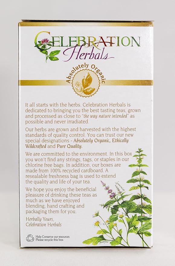 CELEBRATION HERBALS Hawthorn Leaf & Flower Organic 24 Bag, 0.02 Pound