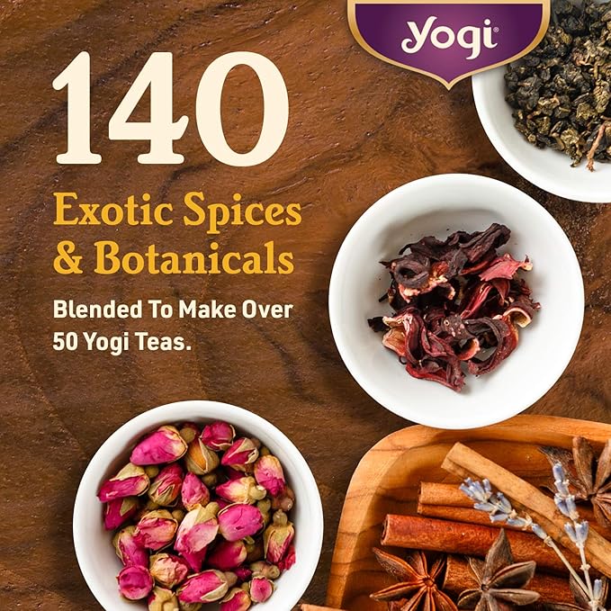 Yogi Tea Breathe Deep Tea - 16 Tea Bags per Pack (6 Packs) - Organic Respiratory Tea - Supports Respiratory Health - Includes Licorice Root, Eucalyptus Leaf, Ginger Root & Cinnamon Bark