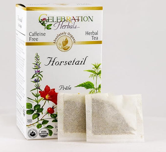 CELEBRATION HERBALS Horsetail Tea Organic 24 Bag, 1.16 0z