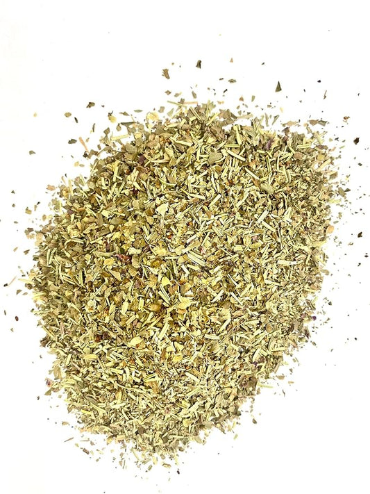FIRE TEAS Holy Basil Rosemary Licorice Tea - Loose Leaf Blend of Organic Rosemary, Holy Basil, Licorice - Stress Relief, Sleep Aid, Antioxidant Rich, Digestive, Delicious & Cooling -