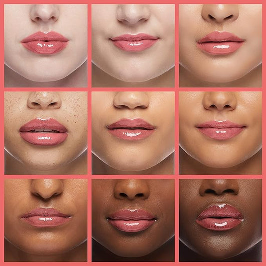 LANGMANNI Moisturizing Lip Oil,No-Sticky Lip Gloss Lip Balm Lip Care,Fruit Flavoured Lip Oil For Dry Lip's Moisturizing Hydrating And Nourishing ((Strawberry))