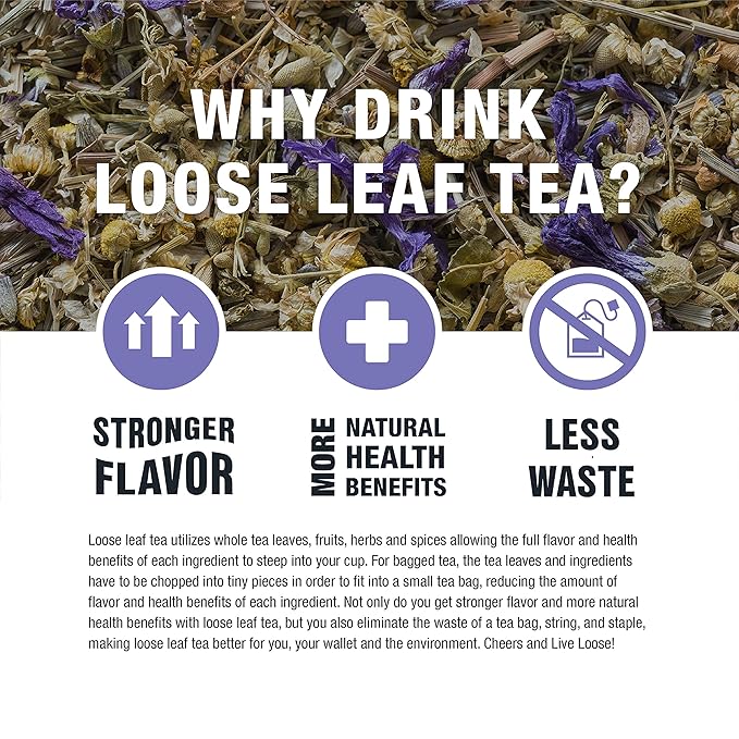 Tiesta Tea - Ginger Sweet Peach, Spicy Peach Herbal Tea, Tranquility Blend | Loose Leaf | Non-Caffeinated Hibiscus & Cane Sugar | Brews Up to 200 Cups | 16oz Bulk Pouch